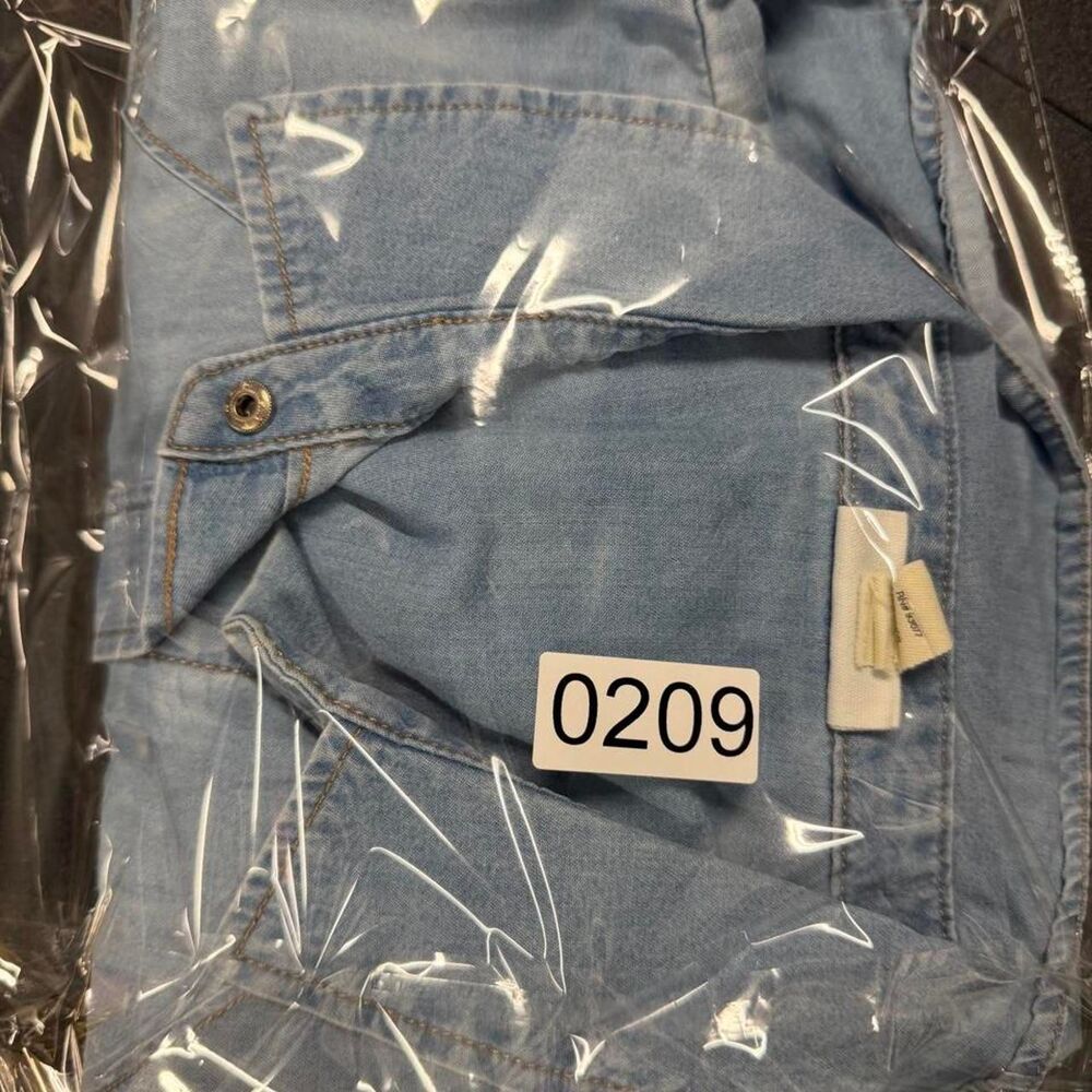 Ana Blue Denim Button Up Shirt - Picture 5 of 5